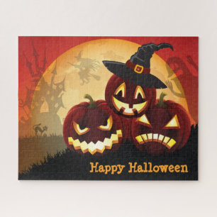 Gruseliges Halloween-Rätsel Puzzle