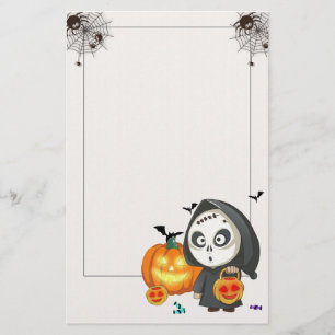 Gruseliges Halloween-Schreibpapier Briefpapier