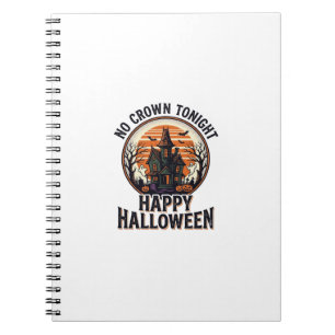 Gruseliges Halloween-Shirt mit spooky manor art_1 Notizblock