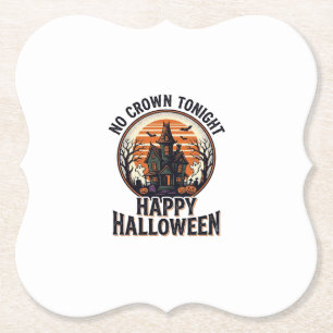 Gruseliges Halloween-Shirt mit spooky manor art_1 Untersetzer