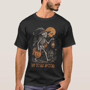 Gruseliges Halloween-Skelett-Grafik-T-Shirt zum Lo T-Shirt