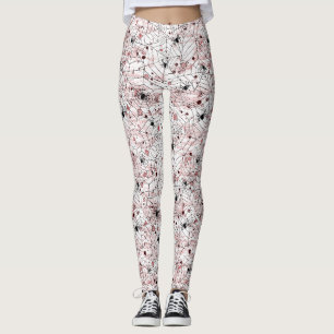 Gruseliges Halloween Spinnennetz Leggings