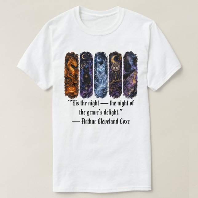 Gruseliges Halloween T-Shirt (Design vorne)