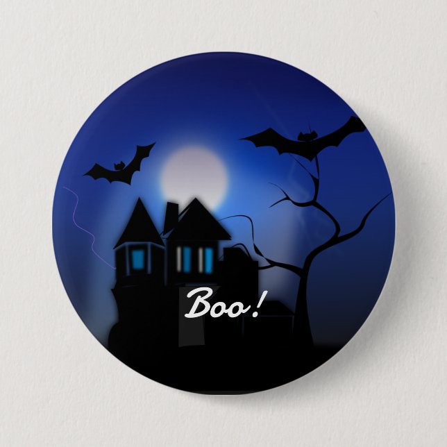 Gruseliges Haus, Buh! Button (Vorderseite)