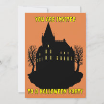 Gruseliges Herrenhaus als Silhouette
