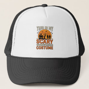 Gruseliges Holzbearbeitungs-Kostüm Halloween Vinta Truckerkappe