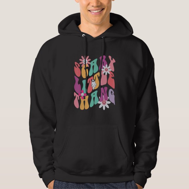 Gruseliges kleines Ding Hoodie (Vorderseite)