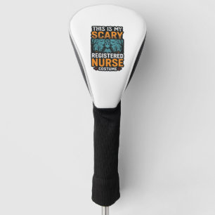 Gruseliges Krankenschwester-Kostüm Halloween-Shirt Golf Headcover