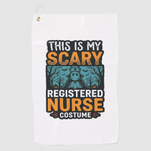 Gruseliges Krankenschwester-Kostüm Halloween-Shirt Golfhandtuch