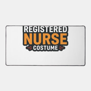Gruseliges Krankenschwester-Kostüm Halloween-Shirt Schreibtischunterlage