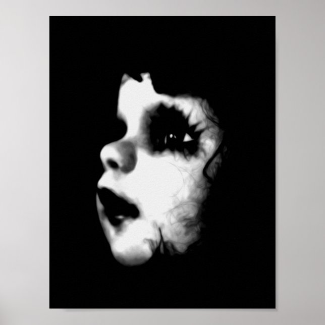 Gruseliges Puppen-Gesicht Poster (Vorne)