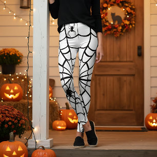 Gruseliges Spinnennetz Leggings