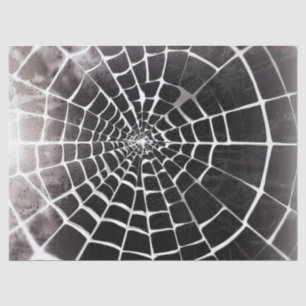 Gruseliges Spinnennetz-Muster Geburtstagsgeschenk- Seidenpapier