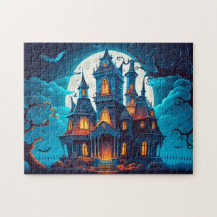 Gruseliges Spukhaus nach Mitternacht Puzzle