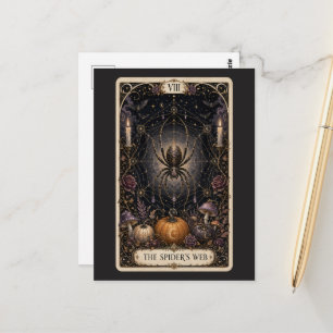 Gruseliges Tarot Postkarte