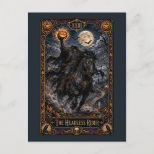 Gruseliges Tarot Postkarte
