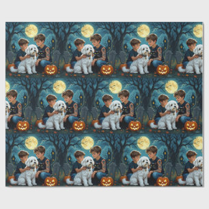 Gruseliges und süßes Halloween-Geschenkpapier Geschenkpapier