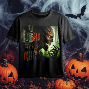 Gruseliges, unheimliches Horror-Holzmonster, Dämon T-Shirt