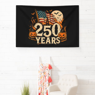 Gruseliges USA 250. Jubiläum Halloween Banner