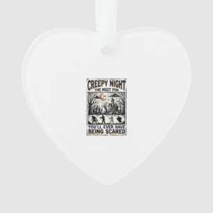 Gruseliges Vintage-Halloween-Spaß-Horror-Shirt-Des Ornament