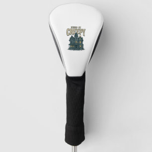 Gruseliges Vintage-Spukhaus Halloween-Dekor Golf Headcover