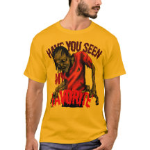 Gruseliges Zombie-Horror-Kunst-Shirt