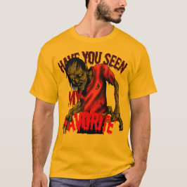 Gruseliges Zombie-Horror-Kunst-Shirt T-Shirt