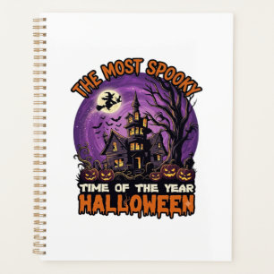 Gruseligstes Halloween Spukhaus Hexe Kürbisse Planer