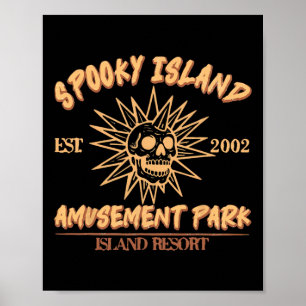 Gruselinsel Est 2002 Vergnügungspark Totenkopf Hal Poster
