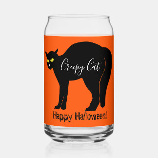 Gruselkatze Halloween schwarze Katze Dosenglas