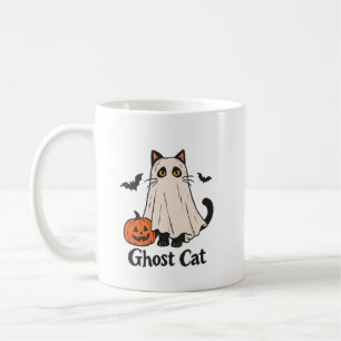 Gruselkatze Tasse Halloween Geist Katze