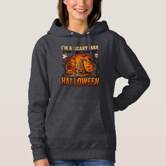 Gruselmann Halloween Hexenhut Blutmond Kürbis_1 Hoodie
