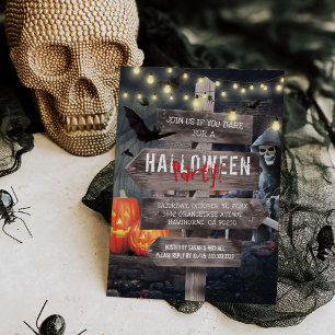Gruselparty-Einladung für Erwachsene zum Halloween Einladung