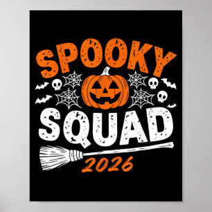 Gruseltruppe 2026 passende Halloween-Familie Poster