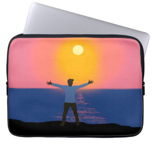 Gruß an die Sonne Laptopschutzhülle