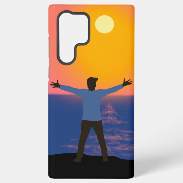 Gruß an die Sonne Samsung Galaxy Hülle (Rückseite)