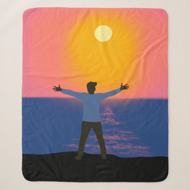 Gruß an die Sonne Sherpadecke (Vorderseite)