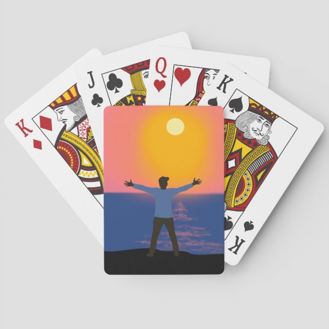 Gruß an die Sonne Spielkarten (Rückseite)