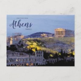 Gruß aus Athen Griechenland Landschaftlich Postkar Postkarte