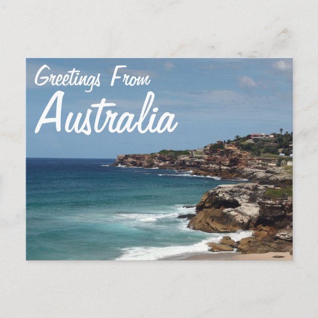 Gruß aus Australien Postkarte (Vorderseite)