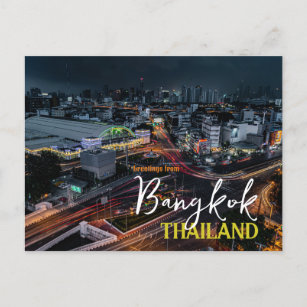 Gruß aus Bangkok Thailand Postcard Postkarte