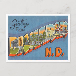 Gruß aus Bismarck, North Dakota Travel Postkarte