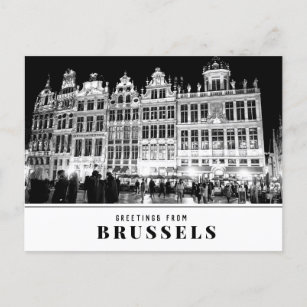 Gruß aus Brüssel Postcard Postkarte