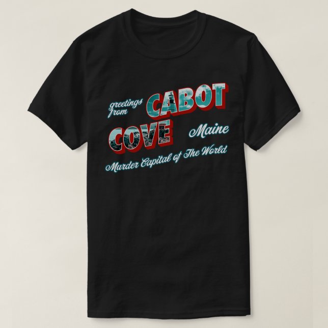 Gruß aus Cabot Cove T-Shirt (Design vorne)