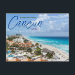Gruß aus Cancun Mexico Landschaftlich Postcard Postkarte<br><div class="desc">Senden Sie Grüße aus tropischen Cancun,  Mexiko mit dieser schönen Postkarte.</div>