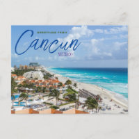 Gruß aus Cancun Mexico Landschaftlich Postcard