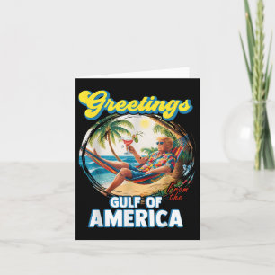 Gruß aus dem Golf von Amerika Trump Karte