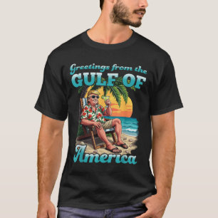 Gruß aus dem Patriotischen Golf der USA T-Shirt