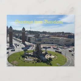 Gruß aus der Postkarte Barcelona