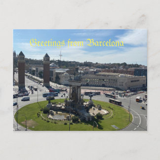Gruß aus der Postkarte Barcelona